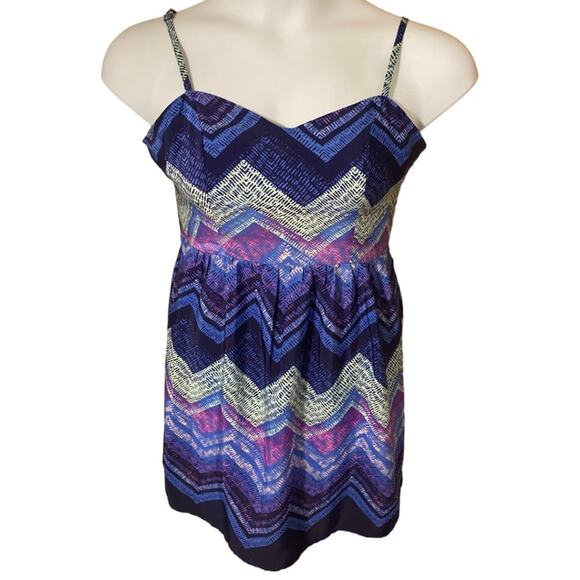 AMERICAN EAGLE spaghetti strap cut out back dress mini length - women's 6 EUC - Picture 3 of 10